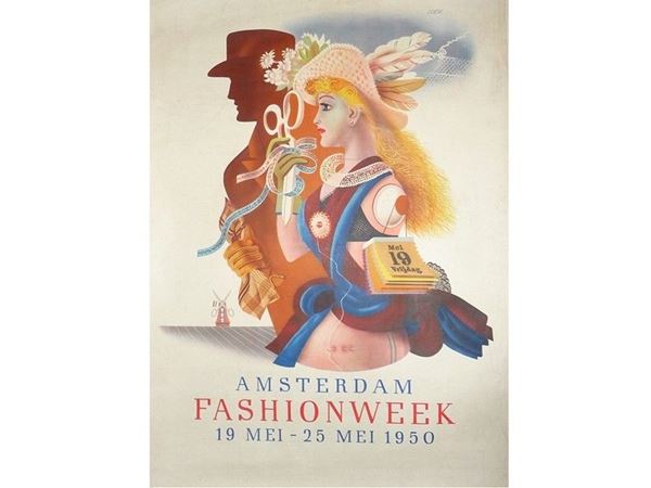 Manifesto pubblicitario della Fiera di Amsterdam