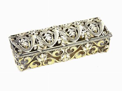 Porta Francobolli in Argento Sterling