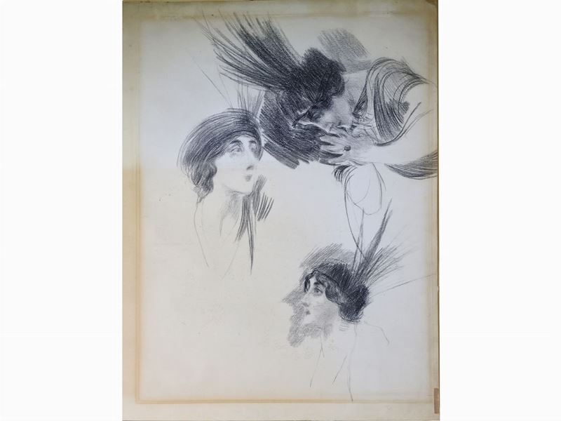 Giovanni Boldini - Tre Studi per il Ritratto di Dora di Rudinì Labouchère