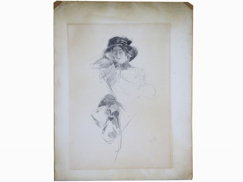 Giovanni Boldini - Due Studi per Ritratto Femminile