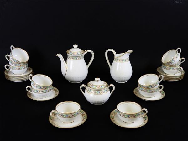 Painted Porcelain Tea Set
