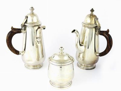 Caffettiera e Teiera in Argento