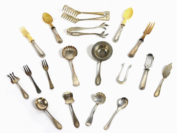 Silver and Silver-plated Cutlery Lot  - Auction Furniture and Old Master Paintings - III - Maison Bibelot - Casa d'Aste Firenze - Milano