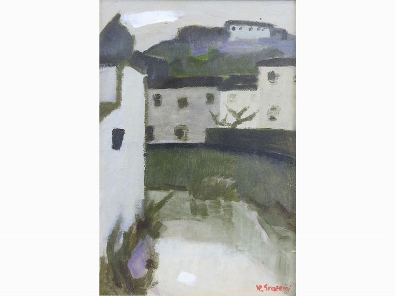 Renzo Grazzini - Scorcio di Paese