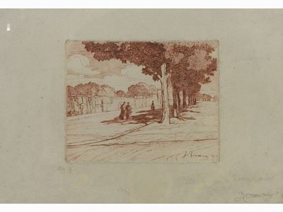 Veduta di Via Campestre 1912
