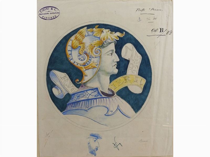 Studi per Decorazioni di Piatti