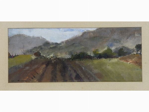 Marcello Boccacci : Country Landscape  ((1914-1996))  - Auction Modern and Contemporary Art - IV - Maison Bibelot - Casa d'Aste Firenze - Milano