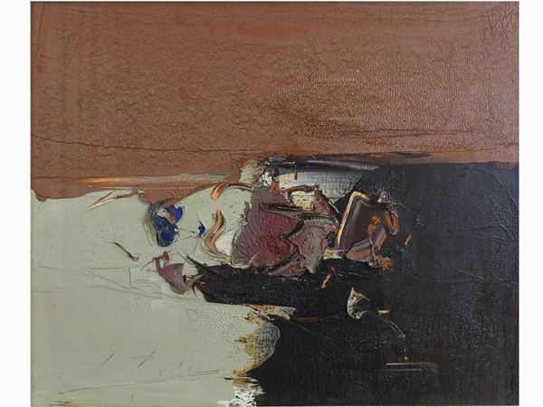 Sergio Scatizzi : Natura morta  ((1918-2009))  - Asta Arte moderna e contemporanea / Arredi, Argenti e Dipinti Antichi - IV - Maison Bibelot - Casa d'Aste Firenze - Milano