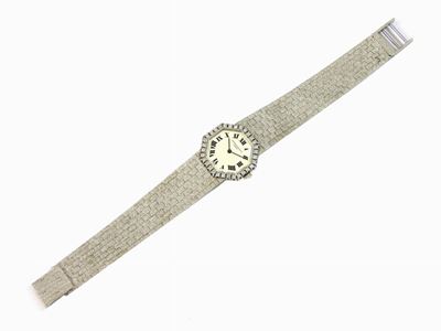 Orologio da Polso per Donna in Oro Bianco e Diamanti