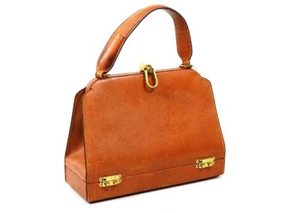 Borsa Bauletto da Viaggio in Cinghiale Color Cuoio