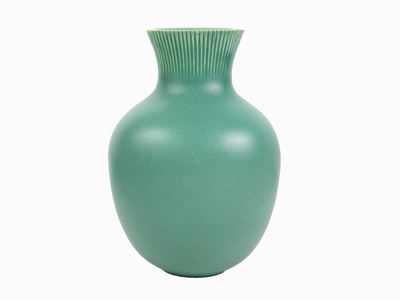 Vaso in Ceramica Smaltata Verde