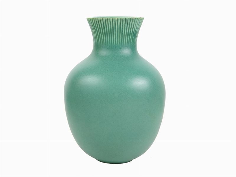 Vaso in Ceramica Smaltata Verde