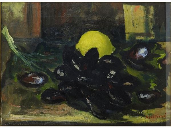 Alberto Caligiani - Still Life with Seafood