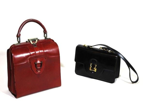Two leather bags  - Auction A contemporary wardrobe - II - Maison Bibelot - Casa d'Aste Firenze - Milano