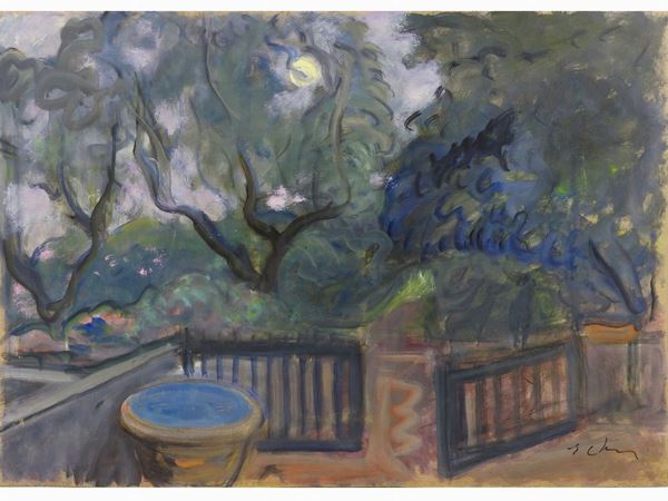 Elisabeth Chaplin - View of a Garden