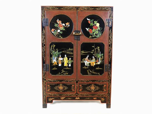 Oriental Lacquered Cabinet