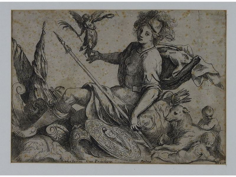 Jacopo Negretti Palma il Giovane - La Divinità Tutelare di Roma