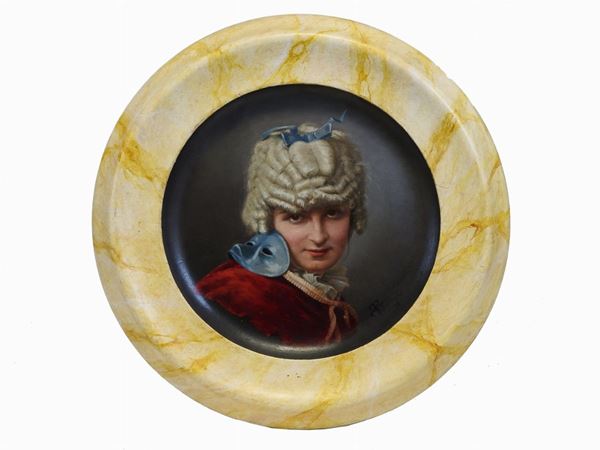 Emanuele Trionfi - Portrait of a Boy in 18th Century Costume