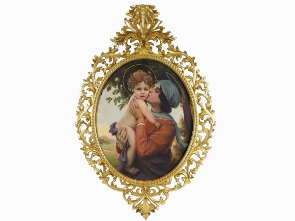 Albert Antoine Ponci : Madonna and Child  ((1887-1942))  - Auction Furniture and Old Master Paintings - III - Maison Bibelot - Casa d'Aste Firenze - Milano