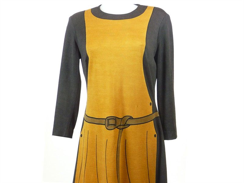 Abito in Maglina Marrone
