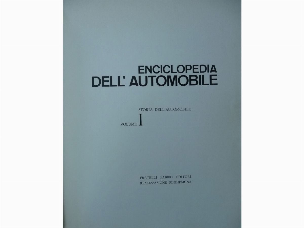 "enciclopedia Dellautomobile"