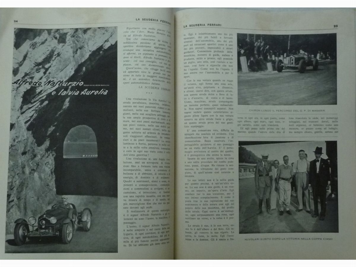 Rivista Scuderia Ferrari - Anno Vi° N. 1