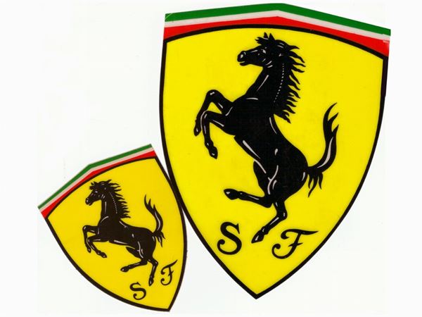 Original Ferrari stickers and decals