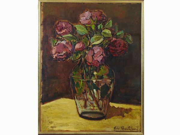 Giovanni Bartolena - Flowers in a Vase