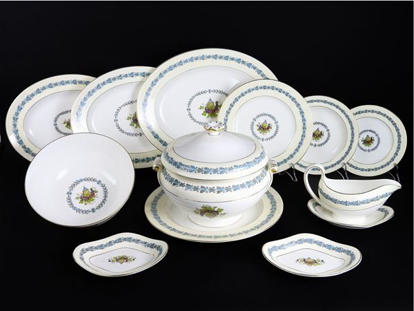 Painted Porcelain Dish Set