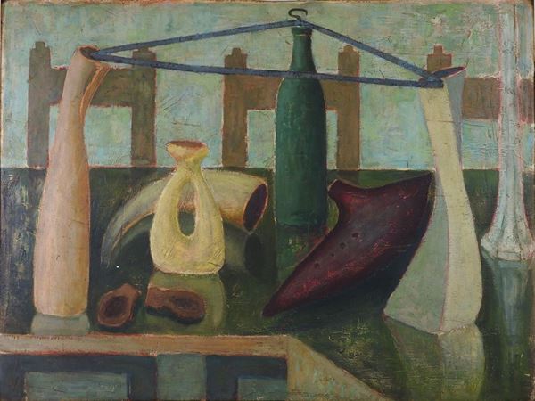 Pirzio : Composition 1955  ((1920-2001))  - Auction Furniture and Old Master Paintings - III - Maison Bibelot - Casa d'Aste Firenze - Milano