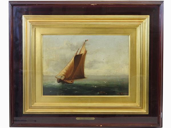 Seascape with Sailing Ships
