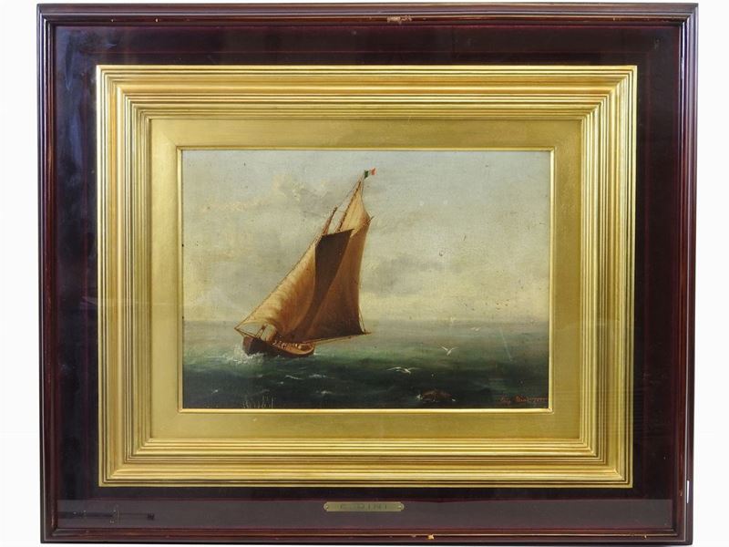 Marina con Barca a Vela