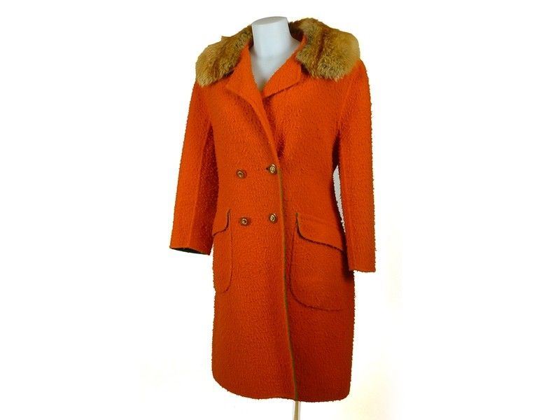 Cappotto in Lana Arancione del Casentino