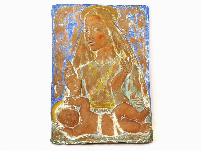 Antonio Berti - Madonna con Bambino Anni Quaranta