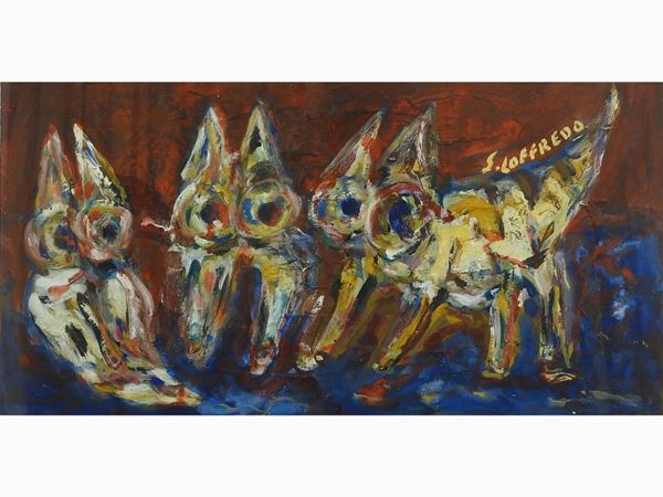Silvio Loffredo : Kittens  ((1920-2013))  - Auction Modern and Contemporary Art - IV - Maison Bibelot - Casa d'Aste Firenze - Milano