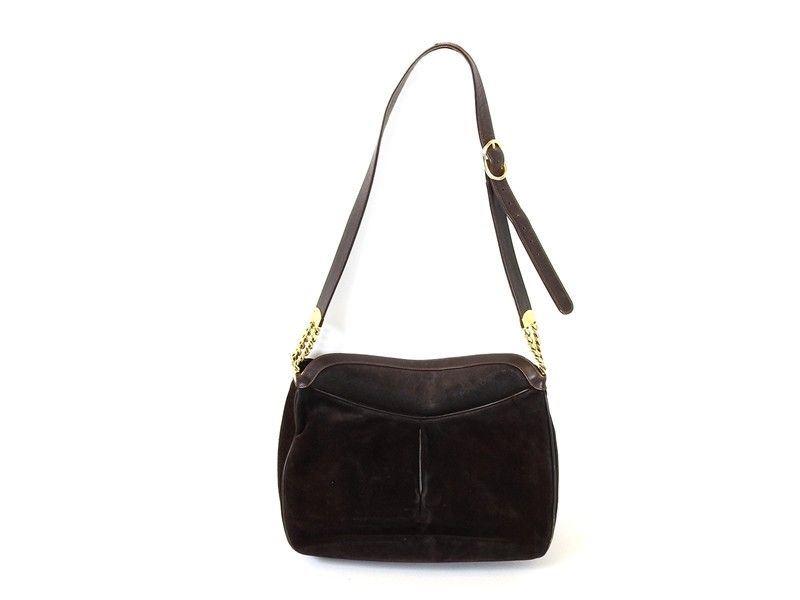 Borsa a Spalla in Camoscio Marrone