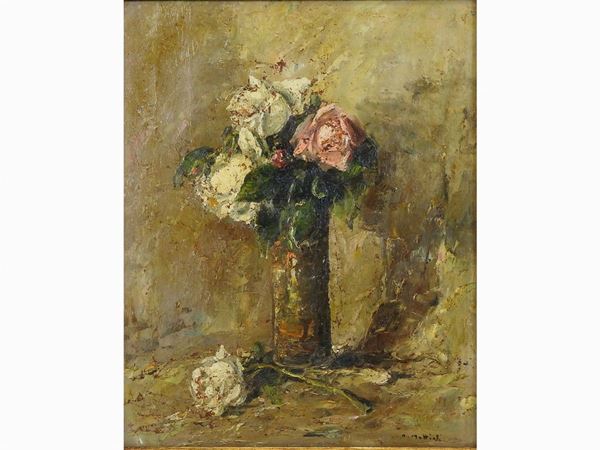 Armeno Mattioli - Roses in a Vase