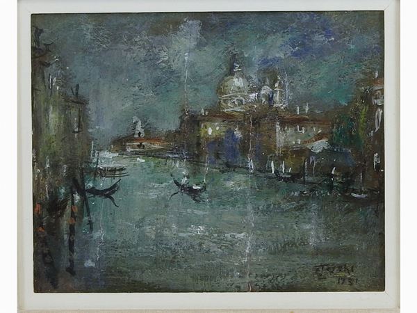Ermanno Toschi : Venezia 1931  ((1906-1999))  - Asta Arte moderna e contemporanea / Arredi, Argenti e Dipinti Antichi - IV - Maison Bibelot - Casa d'Aste Firenze - Milano