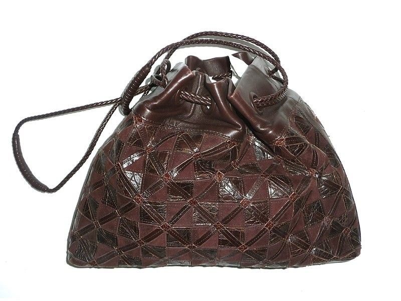 Borsa a Spalla in Pelle Marrone