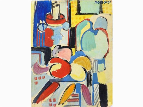 Sante Monachesi : Still Life  ((1910-1991))  - Auction Furniture and Old Master Paintings - III - Maison Bibelot - Casa d'Aste Firenze - Milano