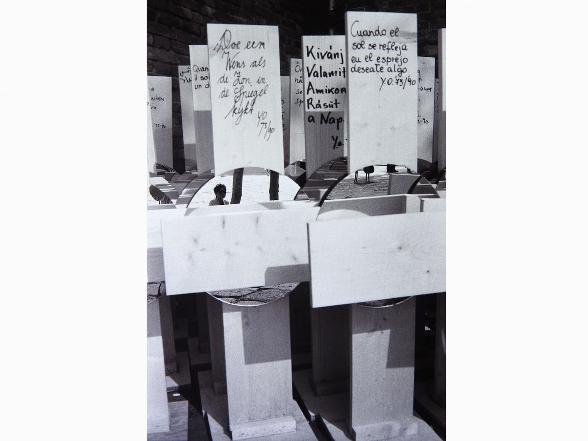 Fabrizio Garghetti - Yoko Ono, Ubi Fluxus, Ex Granai della Repubblica a Venezia 1990
