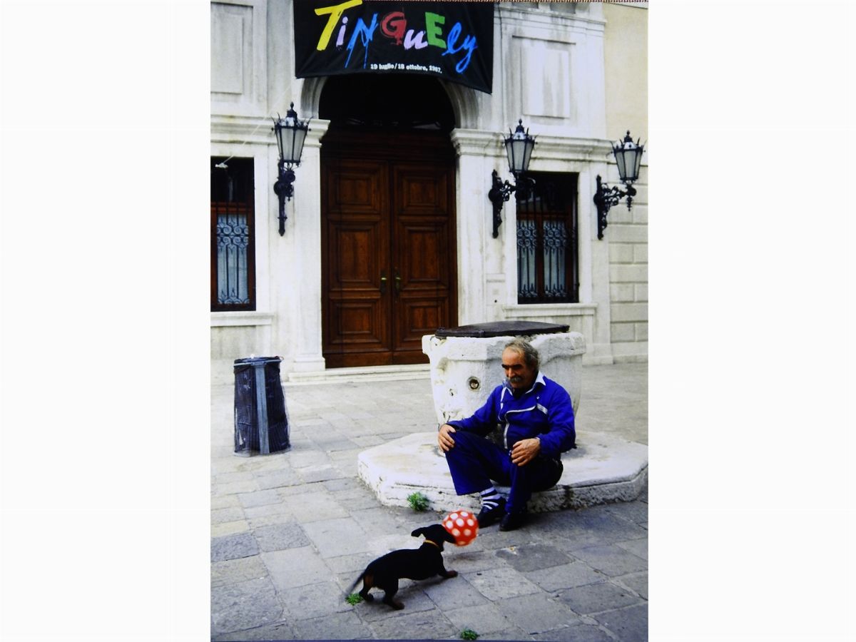 Fabrizio Garghetti - Jjean Tinguely, Palazzo Grassi a Venezia 1987