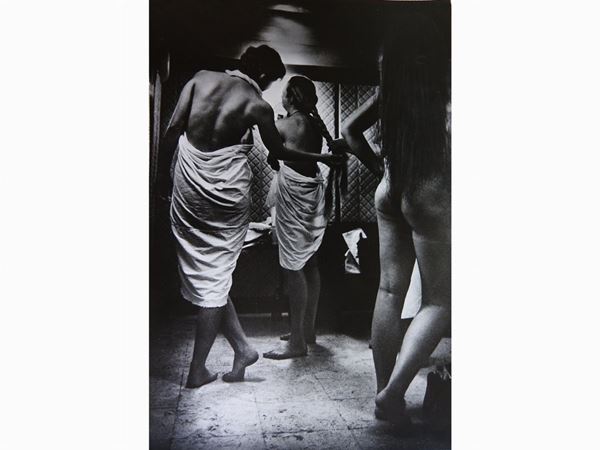 Sergei Vasiliev : Sauna in un villaggio russo 1981  - Asta Un viaggio nella Fotografia d'autore - Maison Bibelot - Casa d'Aste Firenze - Milano