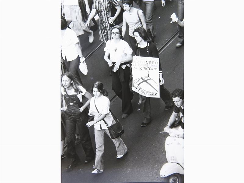 Vezio Sabatini - Femministe in Corteo 1977