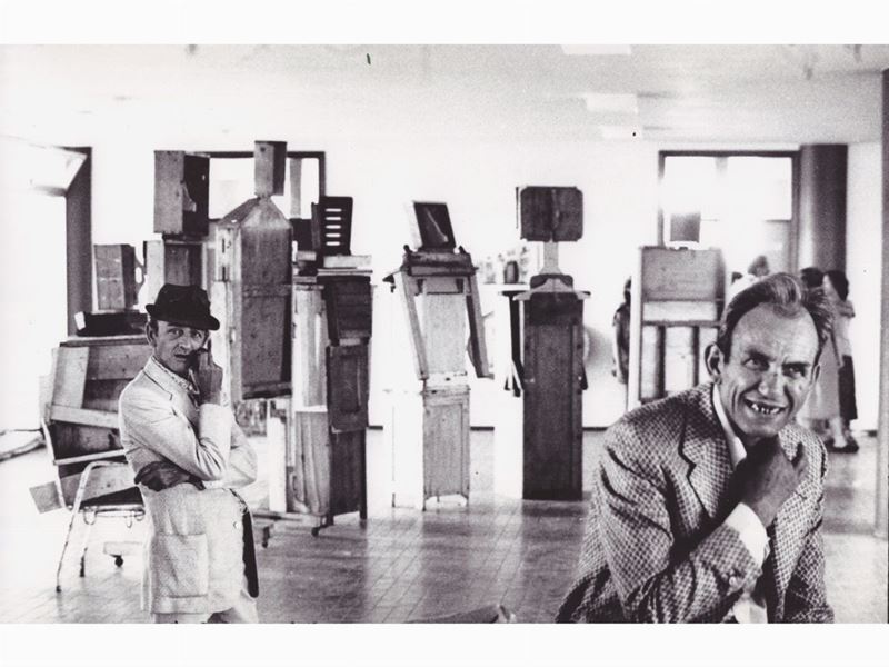 Enrico Gallo - Sculture per la Festa di Marco Cavallo, Jesolo 1978