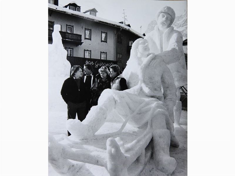 Mario De Biasi - Sculture di Ghiaccio 1982