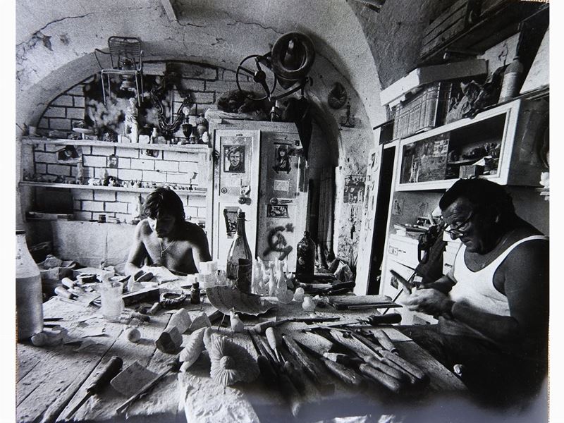 Paolo Signore - Bottega di Alabastro, Volterra 1976