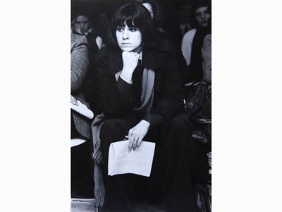 Giovane Femminista al Congresso del Mld di Roma 1975