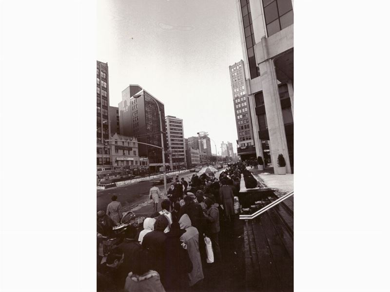 Fila al Cinema per Vedere L'esorcista, New York 1974