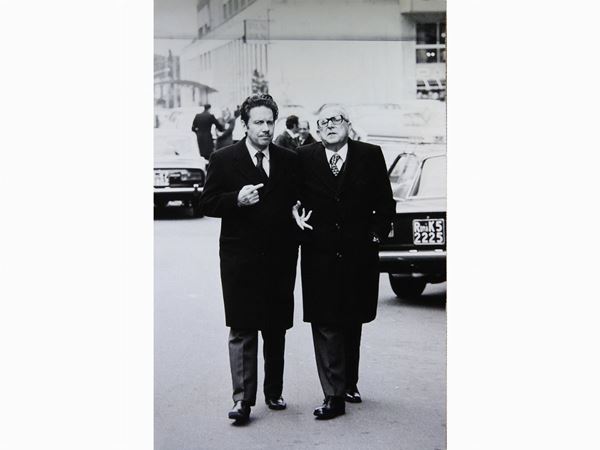 Fausto Giaccone : Rumor e Piccoli 1973  - Asta Un viaggio nella Fotografia d'autore - Maison Bibelot - Casa d'Aste Firenze - Milano